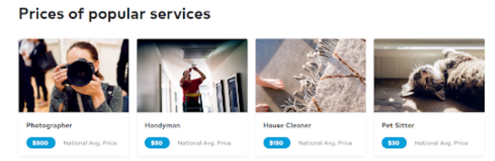 - Housecall Pro Thumbtack prices