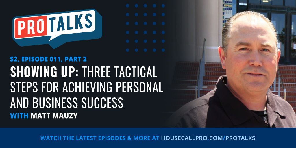 protalk video thumbnail with matt mauzy on three tactical steps for achieving personal and business success