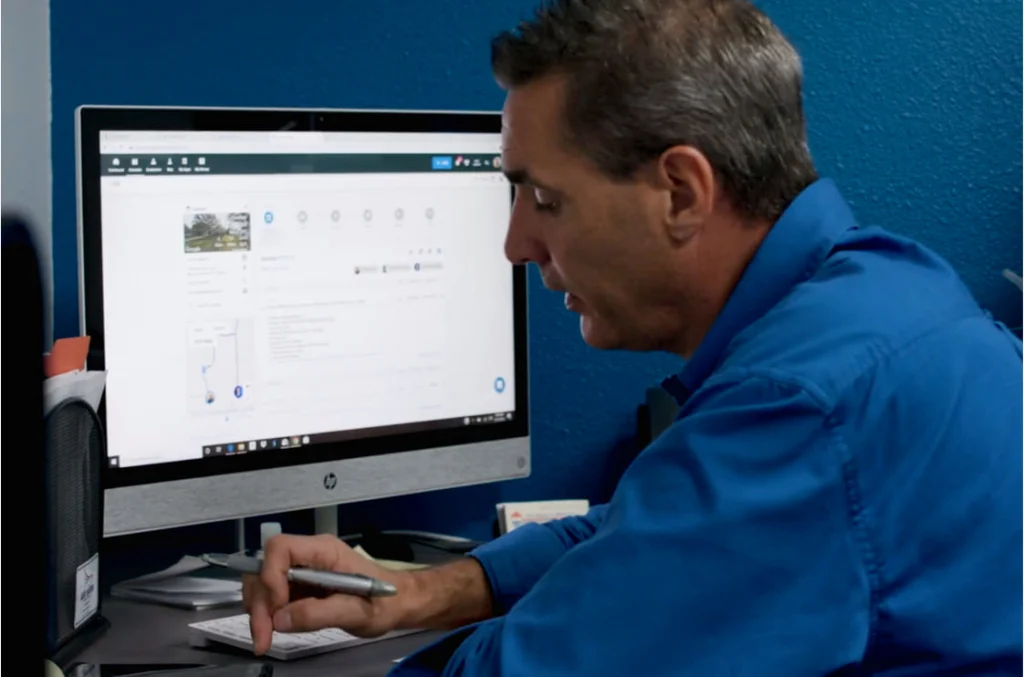 - Housecall Pro Pro using Housecall Pro job management software on desktop