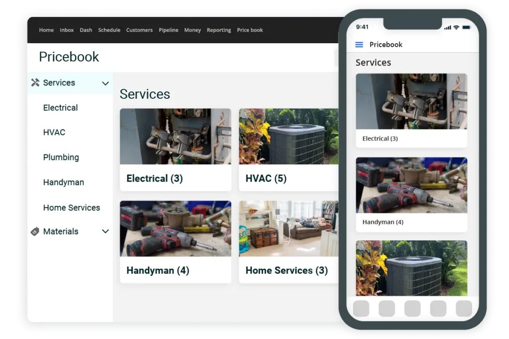 - Housecall Pro Pricebook product intimation
