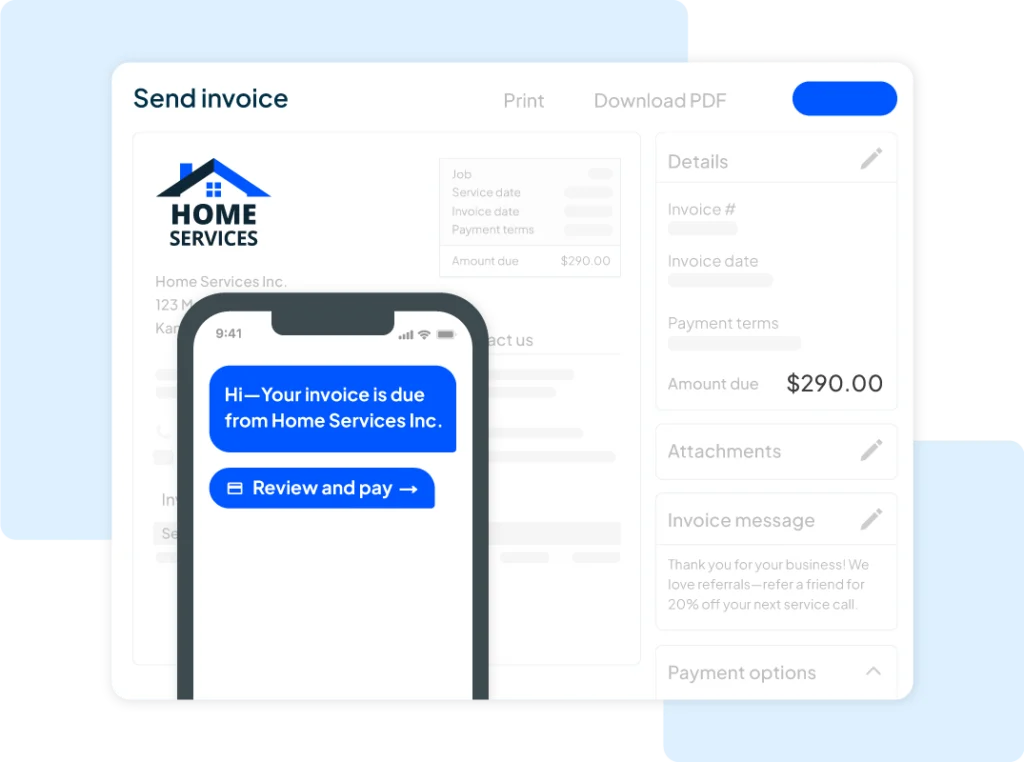 pressure washing invoicing software from Housecall Pro