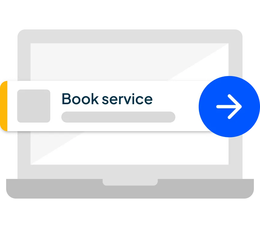 Housecall Pros' online appointment booking software