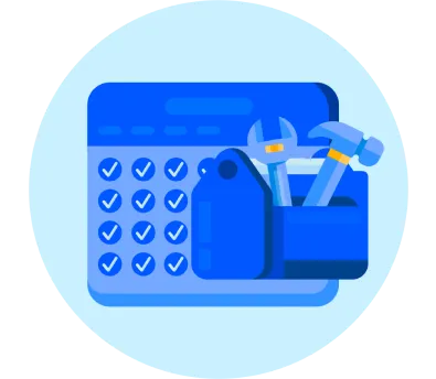 Schedule & tools box