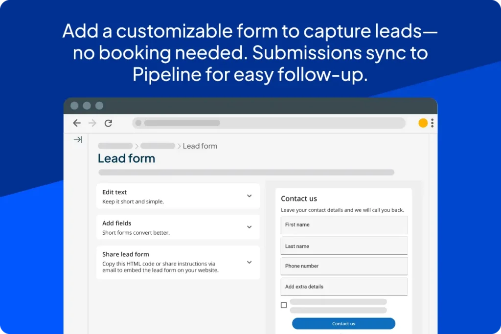 HCP Pipeline lead intake form