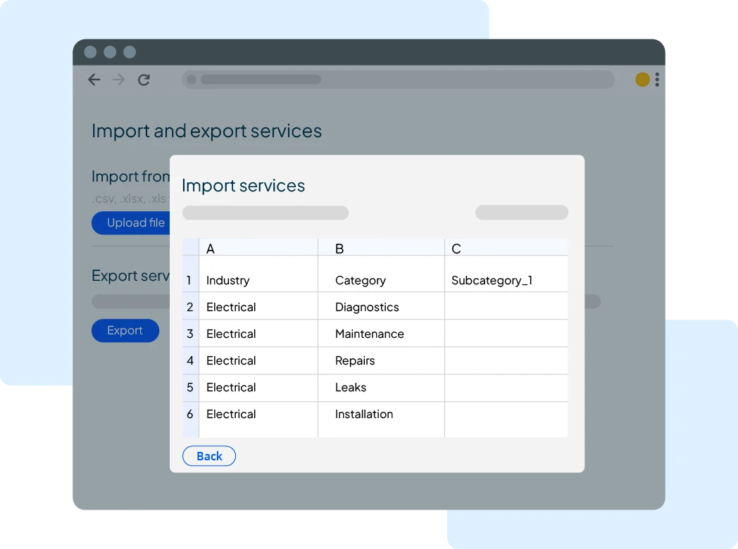 Import electrical services