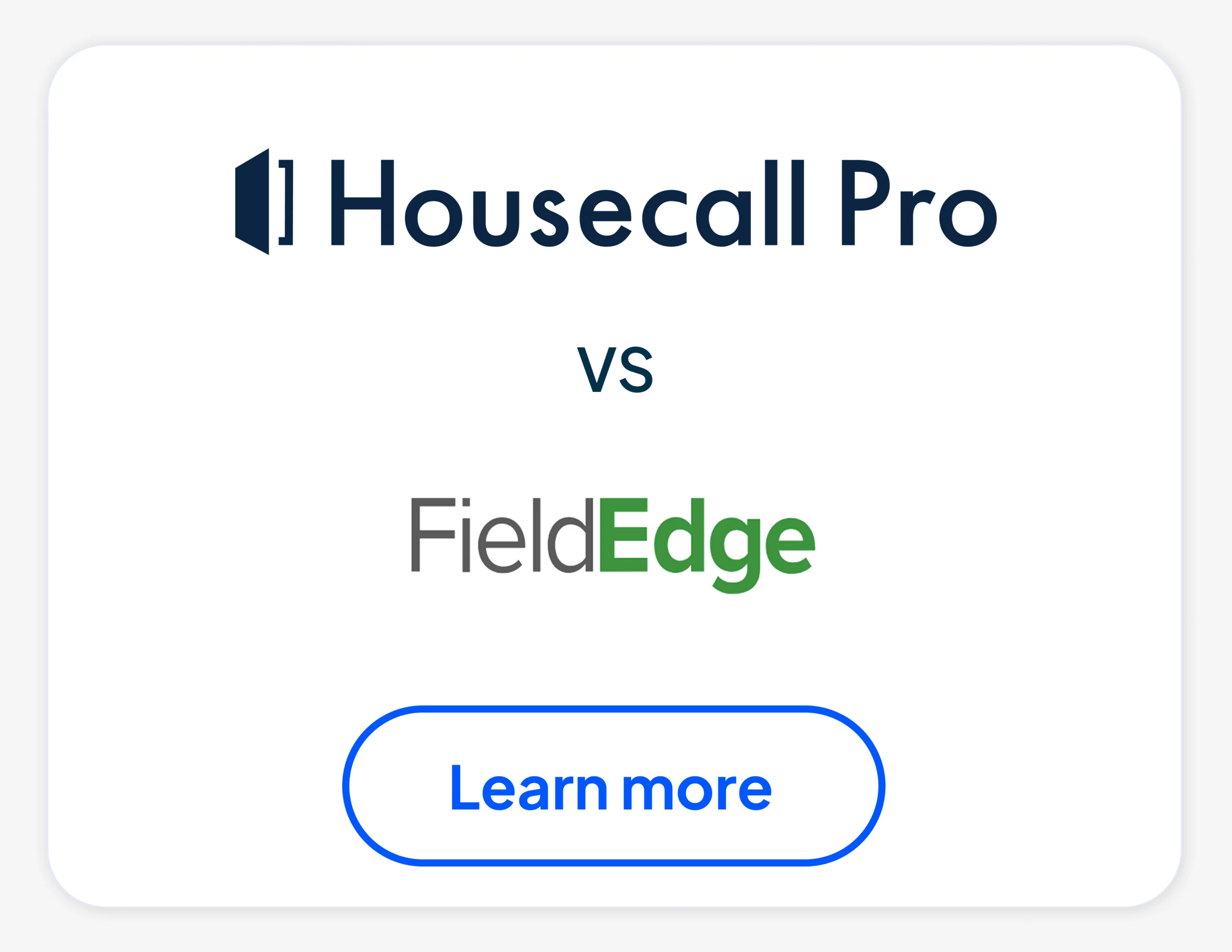Housecall Pr vs FieldEdge image card
