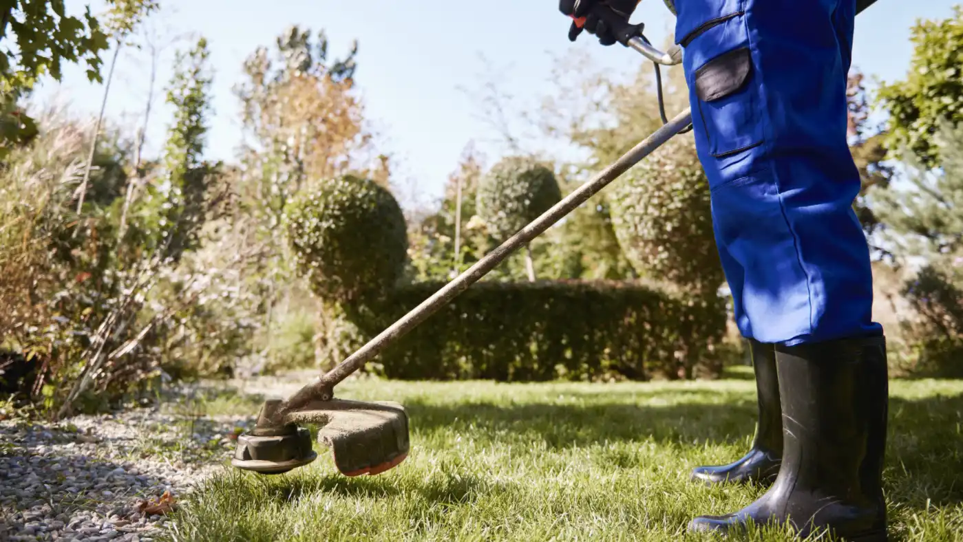 landscaper-with-weedwacker-cutting-grass-in-garden