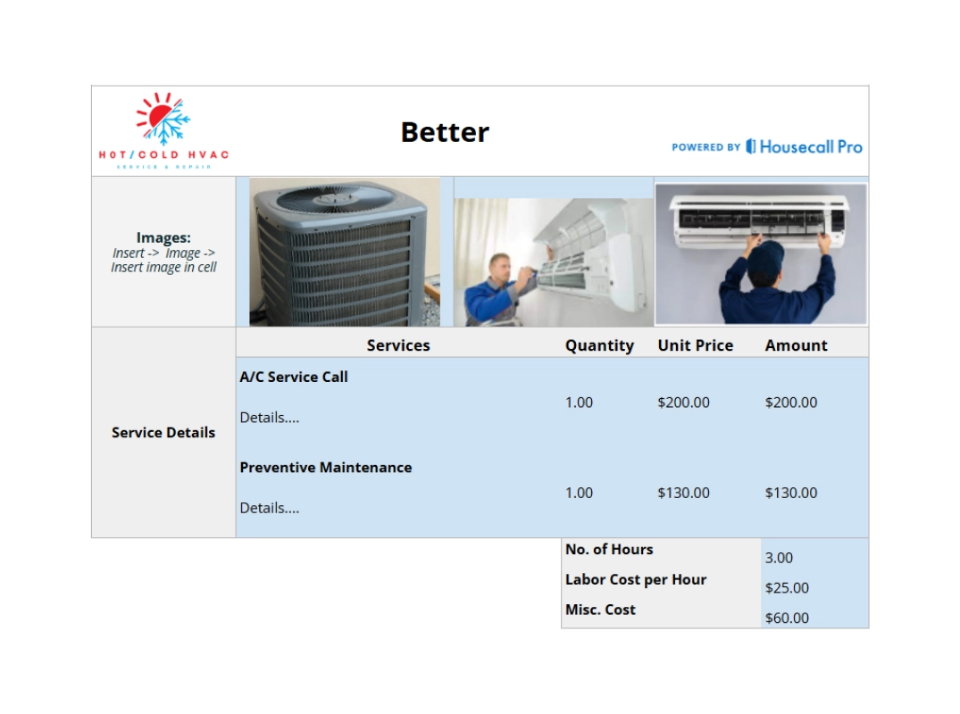 hvac bid template cta
